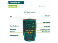 PROSKIT Testador De Cabos/Continuidade C/ Gerador De Tons PROSKIT Testador De Cabos/Continuidade C/ Gerador De Tons